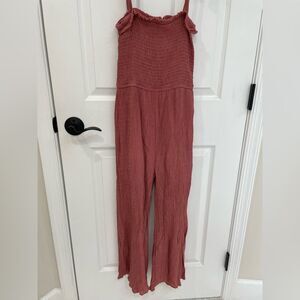 Altar’d State Mauve Dusty Pink One Piece Jumpsuit Romper Women’s Size S